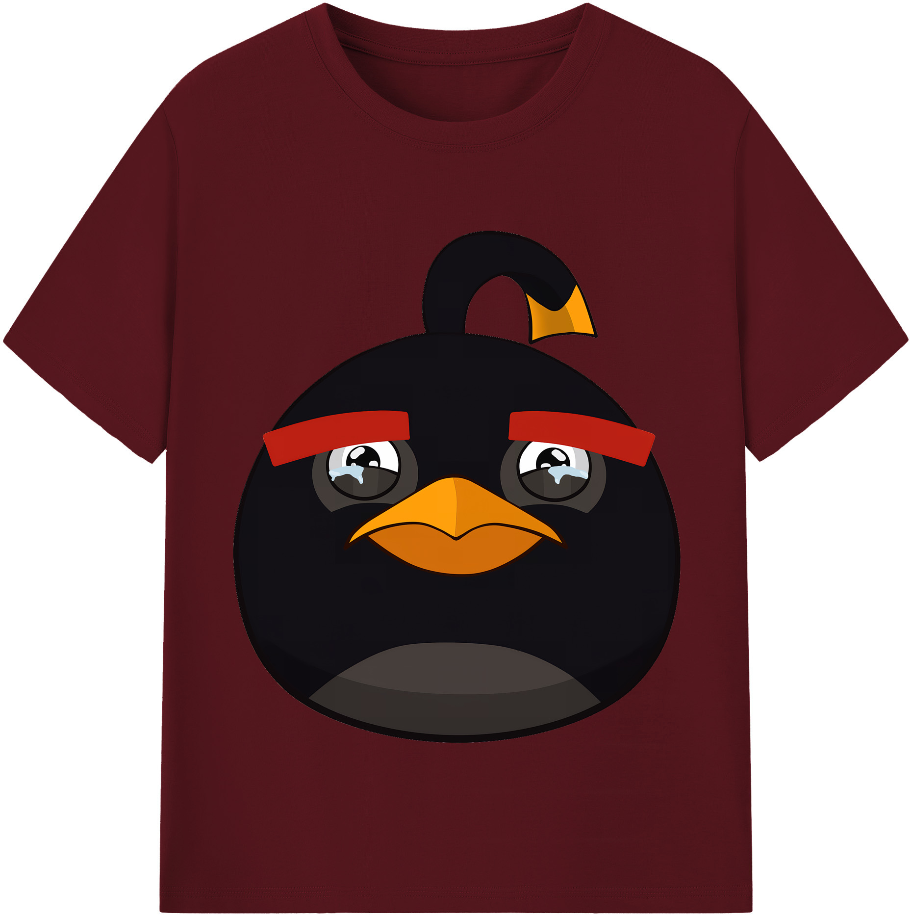 （画像用） Angry Birds アングリーバード 綿100％半袖Tシャツ（フロントプリント）